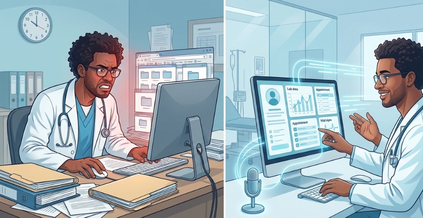 Why Manual EMR Navigation Slows Clinics Down and What to Do Instead